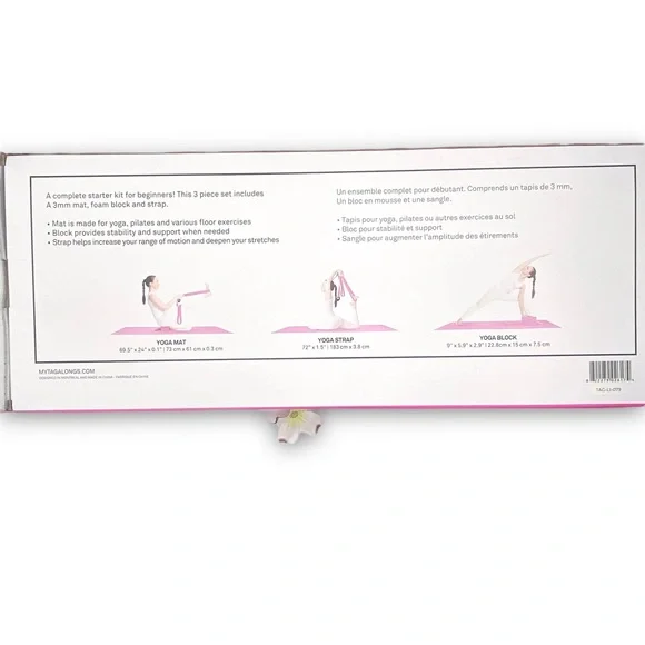 NWT MYTAGALONGS Yoga Workout Kit 3 Piece Set - Picture 10 of 15